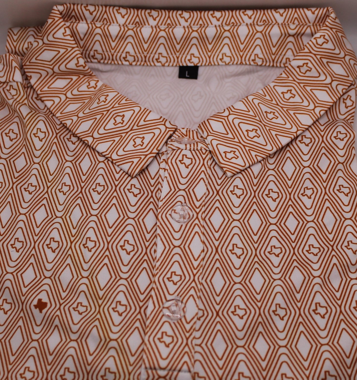 Burnt Orange Golf Polo